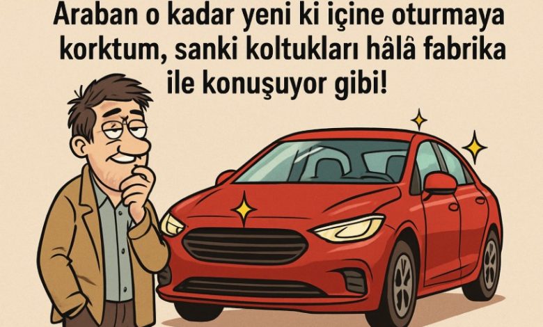 yeni araba alana söylenecek sözler