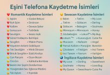 eşini telefona kaydetme isimleri