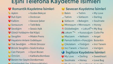 eşini telefona kaydetme isimleri