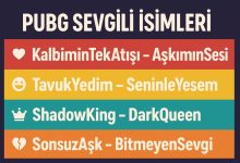 pubg sevgili isimleri