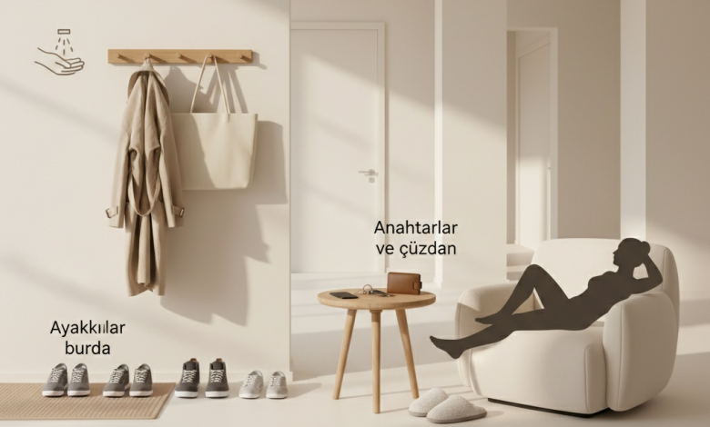 eve girince çıkarılacak şeyler nelerdir