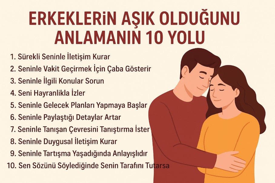 Erkeklerin aşık olduğunu anlamanın 10 Net işareti