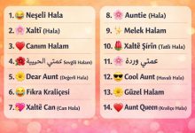 halayı telefona kaydetme isimleri