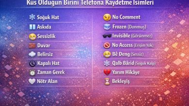 küs olduğun birini telefona kaydetme karışık