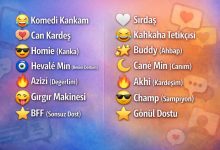 kankanı telefona kaydetme isimleri listesi